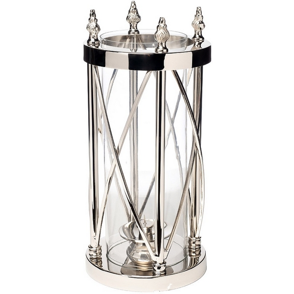 

Подсвечник "Decadence L" нерж. сталь/стекло d17х38 см Garda Decor 95IM-3656L, 95IM-3656L