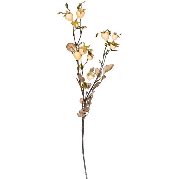 

Ветка с плодами шиповника 74 см (24) Garda Decor 9F78731-WH, 9F78731-WH