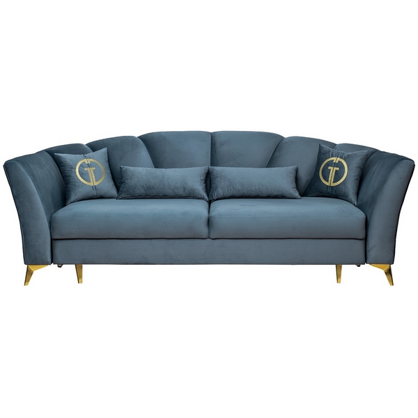 

Диван Garda Decor ANNETTE-3M-Riv87 (Бирюзовый), ANNETTE-3M-Riv87