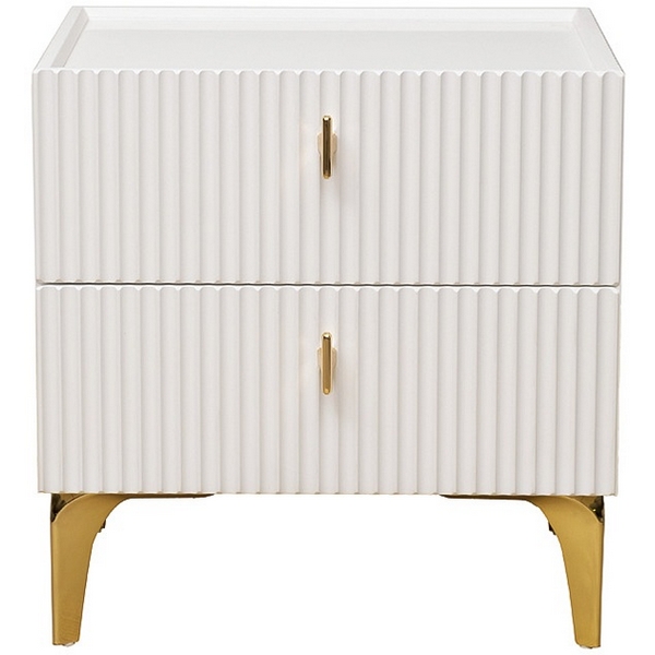 

Тумба прикроватная Garda Decor GD-00003 (Золото/Белый), GD-00003