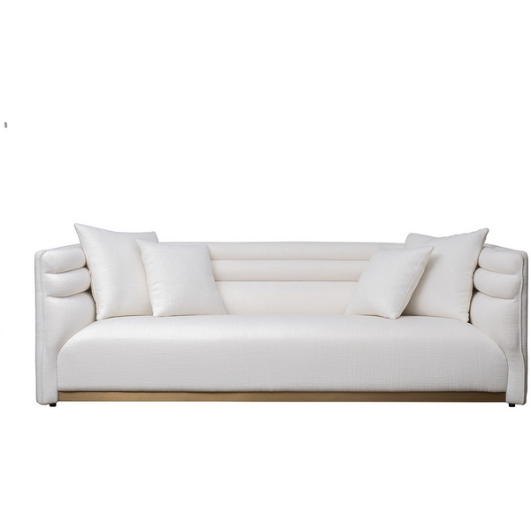 

Диван трехместный GD/Toledo св.бежевый рогожка Norton Svbeg 236*97**77см Garda Decor, GD/TOLEDO-Т3-Norton-Svbeg