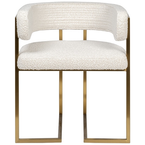 

GY-08504 Стул букле бежевый/матовое золото 60*55*73см Garda Decor, GY-08504