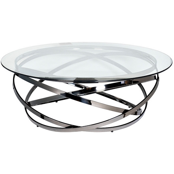 

Журнальный стол Garda Decor GY-CT8402BL (Хром/Прозрачный), GY-CT8402BL