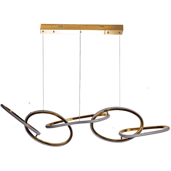 

Подвесной светильник светодиодный Garda Decor Flow K2KML15105, Золото, Flow K2KML15105