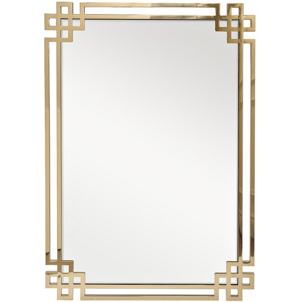

KFE1270 Зеркало в металлич.раме цвет золото 71*102см Garda Decor, KFE1270