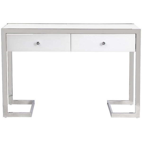

Консольный стол Garda Decor KFG103 (Хром/Белый), KFG103