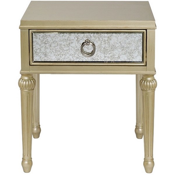 

Тумба прикроватная Garda Decor KFG1509 (Золото/Бежевый), KFG1509