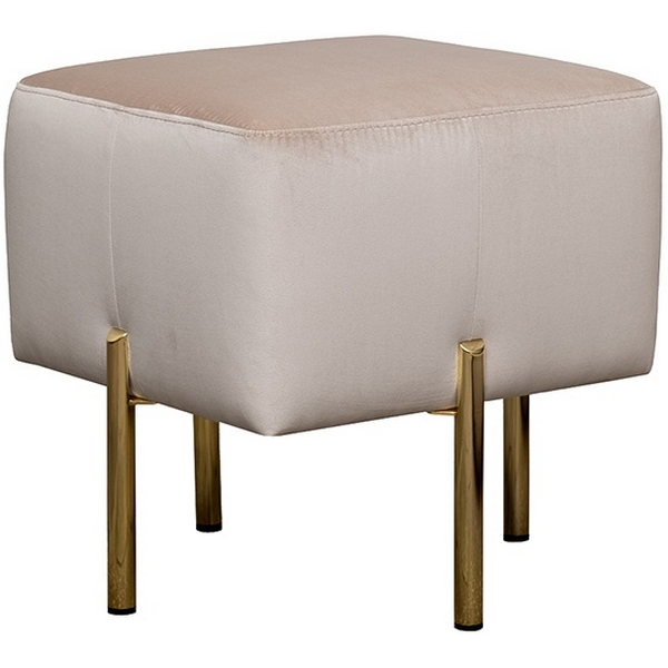 

Пуф Mario вельвет экрю Velv ECRU 42*42*44см Garda Decor, Бежевый, MARIO-Velv ECRU