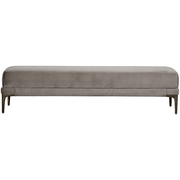 

Банкетка Prima 160 на метал опорах бежевая Velvet BEG 40*160*40см Garda Decor, PRIMA-Б160-Velvet BEG
