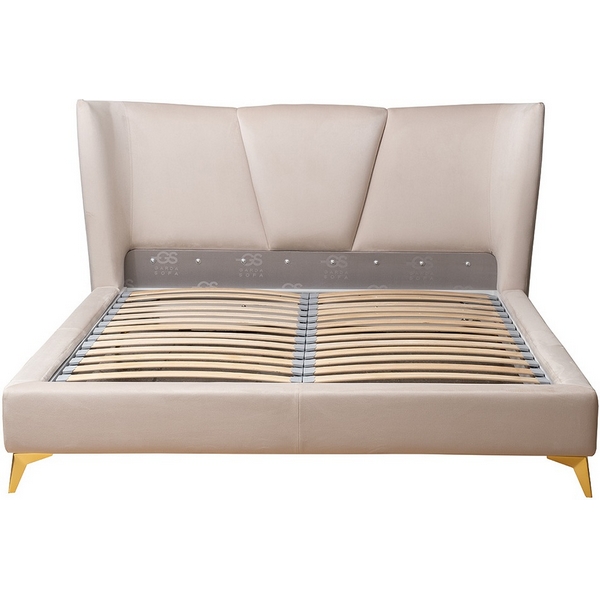 

Кровать Siena без мех.велюр бежевый Colt002 199*222*116см Garda Decor арт.Siena2К-160-Colt002, Siena2К-160-Colt002