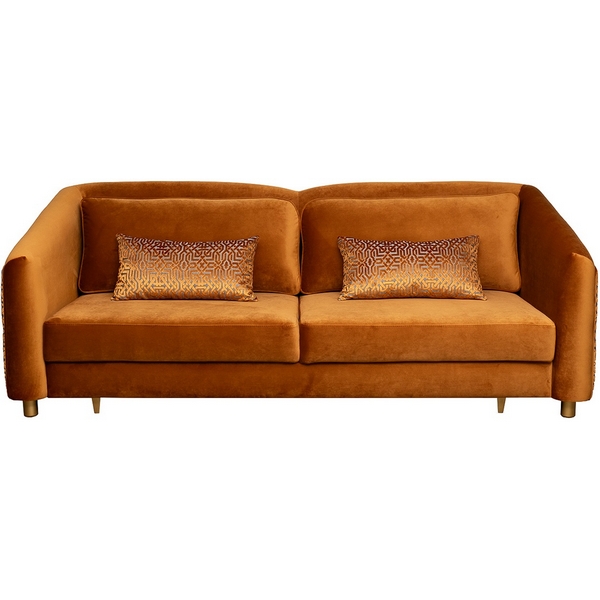 

Диван Trevi 230М(К) трехм раскл с кантом оранж Pad31+Lattice ORANG 232*103*88см Garda Decor, Золото, TREVI-230M-Pad31+Lattice ORANG