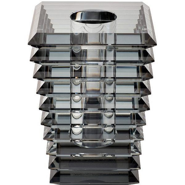 

Ваза-подсвечник "хрустальная" цвет серый 13,5х13,5х19 см Garda Decor XVB3461S, XVB3461S