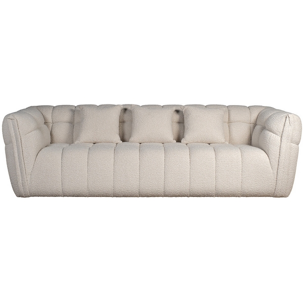 

ZW-26803 Диван Prato трехместный букле белый 249*106*74см Garda Decor, Prato ZW-26803