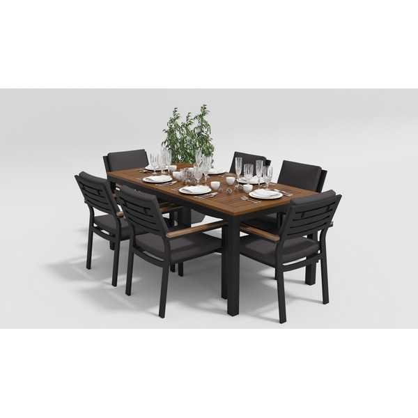 

Обеденная группа Gardenini Bella DBLL.010518.C4, Черный, Bella DBLL.010518.C4