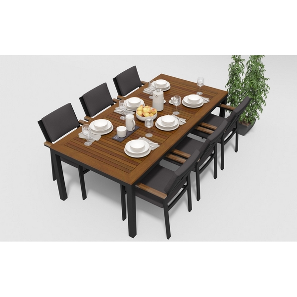 

Обеденная группа Gardenini Bella DBLL.010522.C4, Черный, Bella DBLL.010522.C4