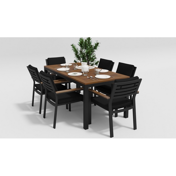 

Обеденная группа Gardenini Bella DBLL.010618.C4, Черный, Bella DBLL.010618.C4