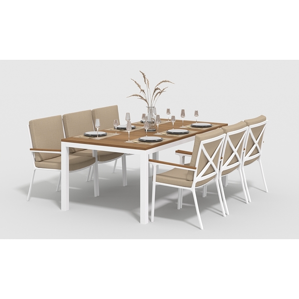 

Обеденная группа Gardenini Bella DBLL.020220.С5, Белый, Bella DBLL.020220.С5