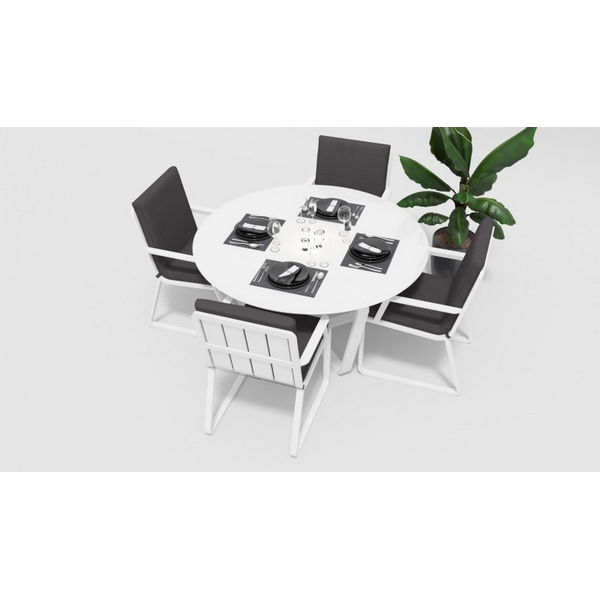 

Обеденная группа Gardenini Primavera DPRM.020512.C1, Белый, Primavera DPRM.020512.C1