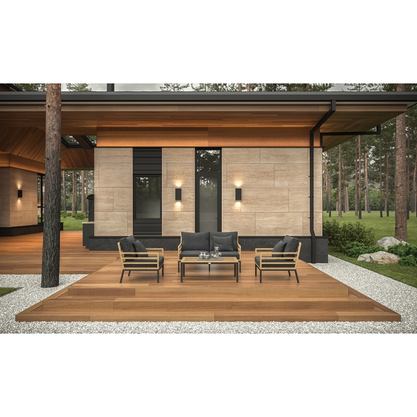 

Лаунж зона Gardenini Premium PatioCalma LPPCLM.010800.S2, Темно-серый;светлое дерево, Premium PatioCalma LPPCLM.010800.S2