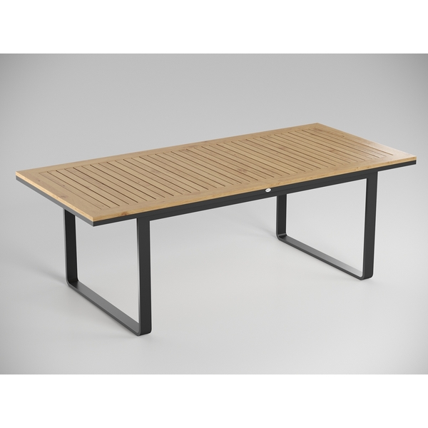 

Стол Gardenini Premium Voglie TPVGL.010022.T1, Темно-серый;светлое дерево, Premium Voglie TPVGL.010022.T1