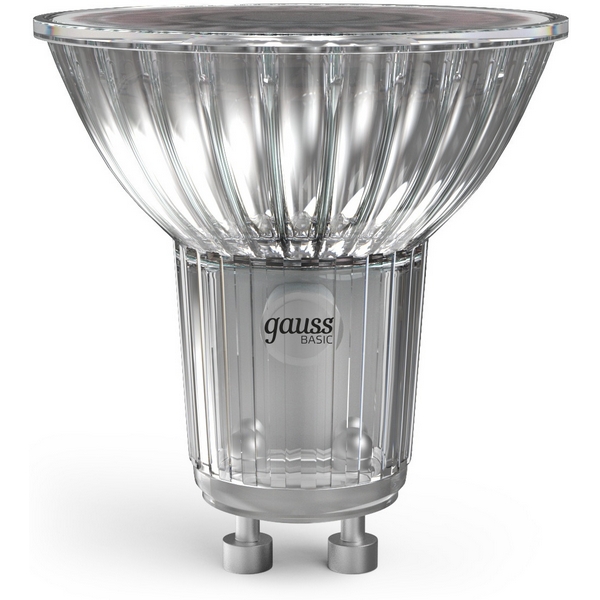 

Лампочка светодиодная Gauss 10106182 MR16 8W 700lm 3000K GU10 LED, 10106182