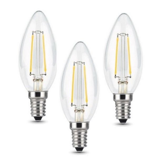 

Лампочка E14 5W 2700К 1/20 (3 лампы в упаковке) Gauss Filament 103801105T, Filament 103801105T