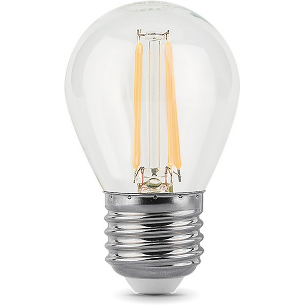 

Лампочка светодиодная филаментная Gauss Filament 105802211 Шар 11W 830lm 4100К Е27 LED, Filament 105802211