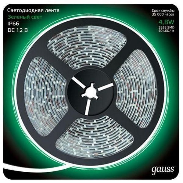 

Светодиодная лента влагозащищенная IP66 12V 2835 Gauss 311000605, 311000605