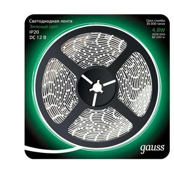 

Светодиодная лента 12V 2835 Gauss 312000605, 312000605