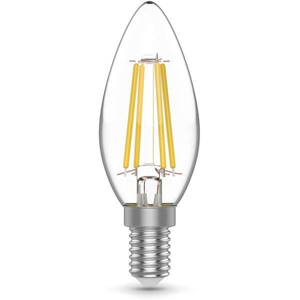 

Лампочка светодиодная филаментная Gauss Filament 50312252 Свеча 5W 600lm 4000K E14 LED, Filament 50312252