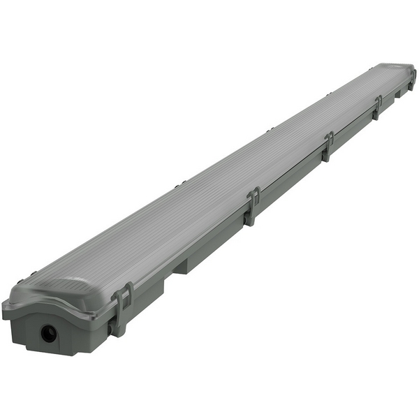 

Промышленный потолочный светильник Gauss СПП-Т8-G13 LITE 909437115 IP65 для светодиодных ламп 1х1500мм, Серый, 909437115