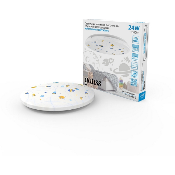 Изображение товара Настенно-потолочный светильник светодиодный Gauss 941411224R