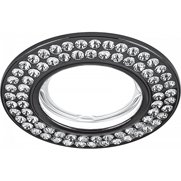 

Встраиваемый светильник Gauss Strass CA035, Черный, Strass CA035