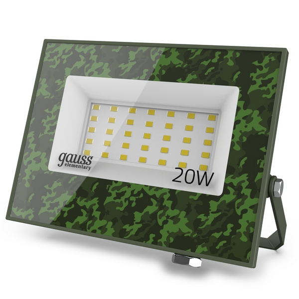 

Прожектор уличный светодиодный Gauss GFD002, Зеленый, GFD002