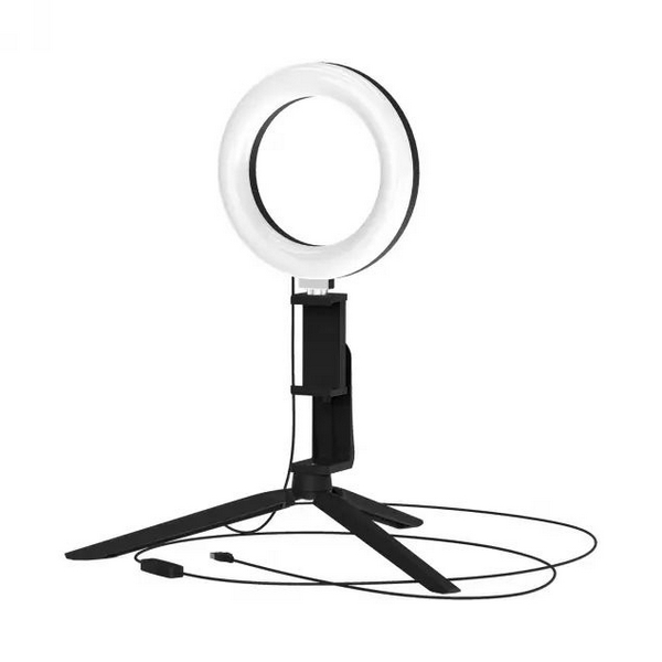 

Офисная настольная лампа светодиодная 10W 5V USB Gauss Ring Light RL001, Черный, Ring Light RL001