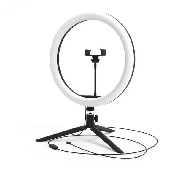 

Офисная настольная лампа светодиодная Ring Light 15W 5V USB LED RL003 Gauss, Черный, Ring Light RL003