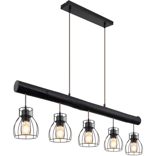 

Подвесной светильник Globo Mina 15326-5NB, Черный, Mina 15326-5NB