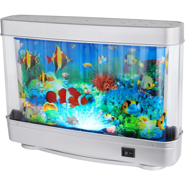 

Интерьерная настольная лампа-аквариум светодиодная с выключателем Abai 28963 (Globo), Разноцветный, Abai 28963