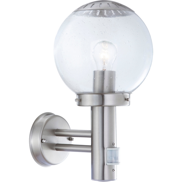 

Настенный фонарь уличный с датчиком движения Bowle II 3180S (Globo), Никель, Bowle II 3180S