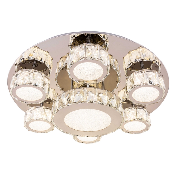 

Потолочная люстра светодиодная Globo Amur 49350-60, Хром, Amur 49350-60