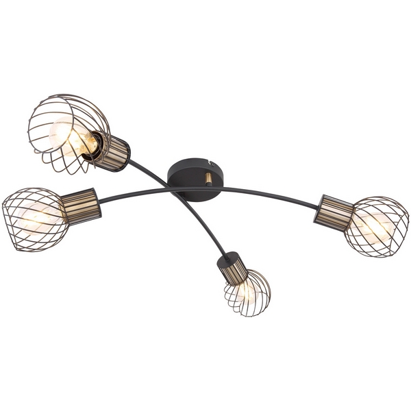 

Потолочная люстра Argusto 54013-4D (Globo), Черный, Argusto 54013-4D