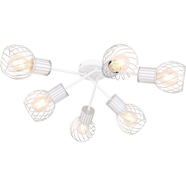 

Потолочная люстра Globo Maida 54014-6D, Белый, Maida 54014-6D
