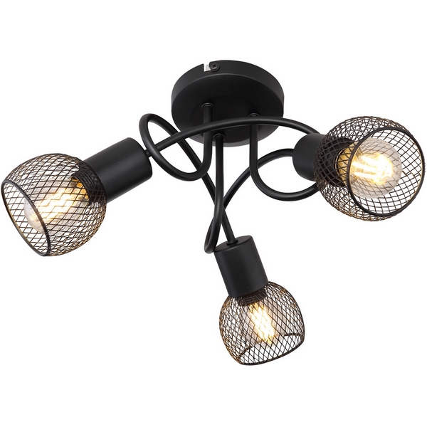 

Потолочная люстра Globo Fiastra 54028-3S, Черный, Fiastra 54028-3S