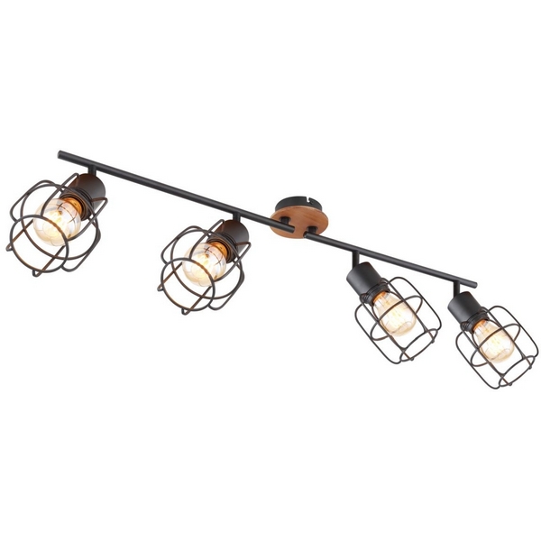 

Спот на штанге Globo Willa 54037-4, Черный, Willa 54037-4