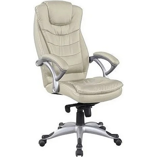 Изображение товара Кресло руководителя GoodKresla 2065Н biege из эко-кожи, размеры 50x78x54 см