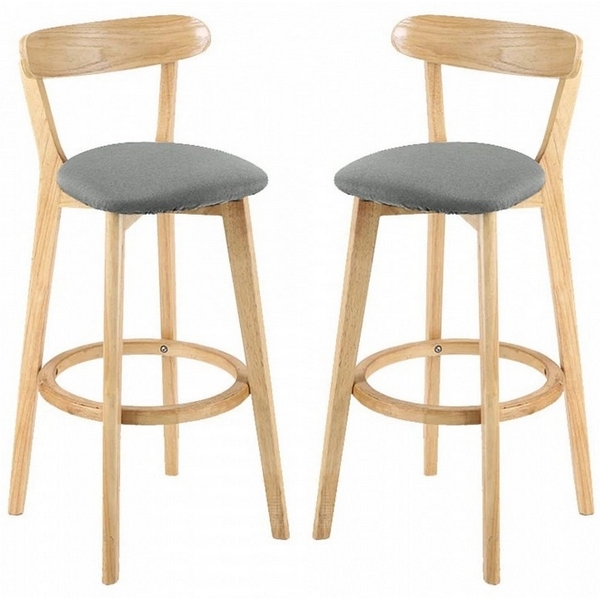 

Набор из 2 стульев барных Elevate Zenith Hesby (Бежевый/Бук,Ткань) арт.HSBI_B016_wooden_greyf_2, Elevate Zenith HSBI_B016_wooden_greyf_2