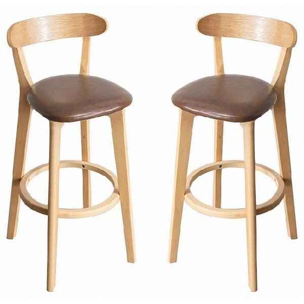 

Набор из 2 стульев барных Elevate Zenith Hesby (Бук/Полиуретан) арт.HSBI_B016_wooden_greyp_2, Elevate Zenith HSBI_B016_wooden_greyp_2