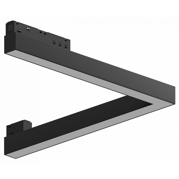 Изображение товара Трековый светильник магнитный светодиодный угловой 48V 24W Hesby Lighting ElDeko HSBL_0235