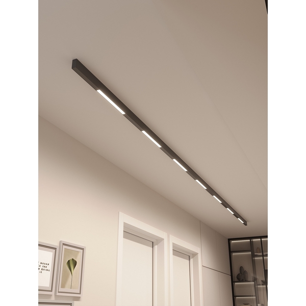 Изображение товара Трековая система в сборе магнитная накладная 48V 84W Hesby Lighting ElDeko HSBL_kompl_E001_NI4B4K