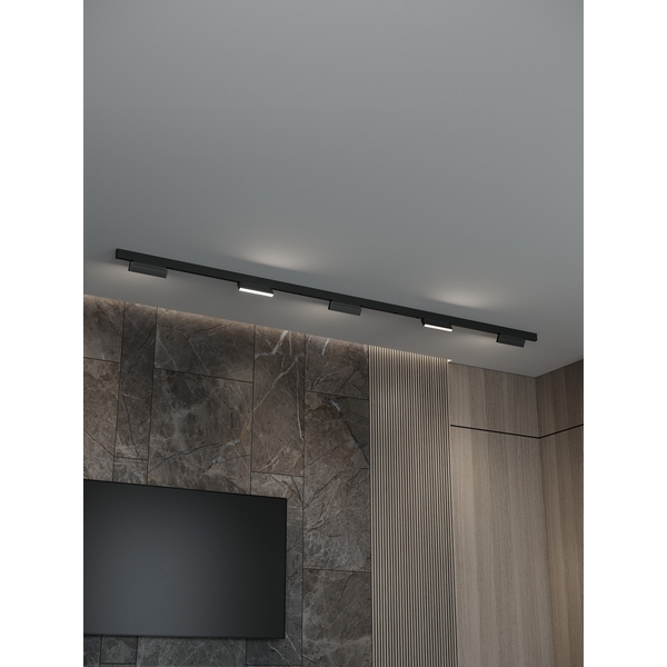 Изображение товара Трековая система в сборе магнитная накладная 48V 60W Hesby Lighting ElDeko HSBL_kompl_E004_NI3B3K
